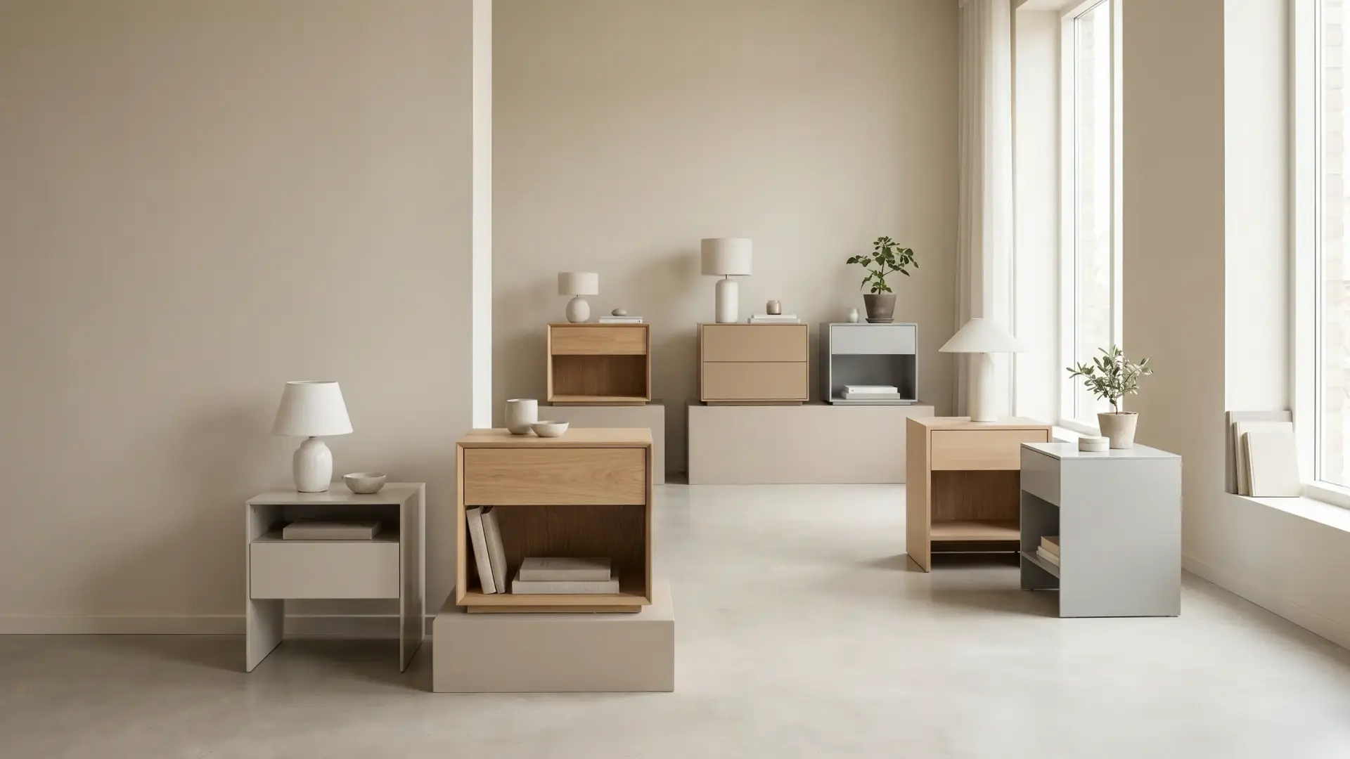 Bedside table supply for Dubai bedroom furniture channels